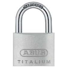 ABUS Titalium 64TI Series Open Shackle Padlock 35mm Keyed To Differ 64TI/35  - Silver