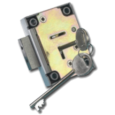 WALSALL LOCKS `ACE` S1311 7 Lever Safe Lock Key Retaining - Grey