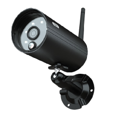 ABUS PPDF14520 OneLook Outdoor IR Camera (Use with PPDF16000 Surveillance Set)  & Silver TVAC16010B - Black