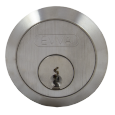 EVVA EPS AZG Rim Cylinder 21B  Keyed To Differ - Nickel Plated