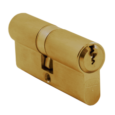 EVVA EPS S363 Banham Cylinder 72mm 36-36 31-10-31 Keyed To Differ 21B - Polished Brass