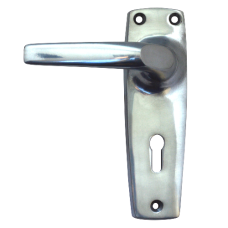 KENRICK 300 301 Plate Mounted Lever Furniture Lever Lock - Silver