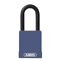 ABUS 74 Series Lock Out Tag Out Coloured Aluminium Padlock  - Blue
