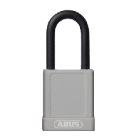 ABUS 74 Series Lock Out Tag Out Coloured Aluminium Padlock  - Grey
