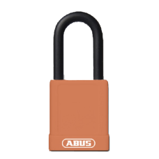 ABUS 74 Series Lock Out Tag Out Coloured Aluminium Padlock  - Orange