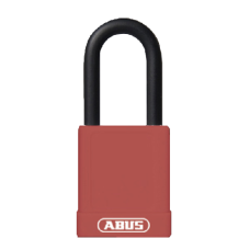 ABUS 74 Series Lock Out Tag Out Coloured Aluminium Padlock  - Red