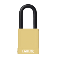 ABUS 74 Series Lock Out Tag Out Coloured Aluminium Padlock  - Yellow