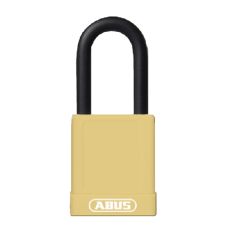 ABUS 74 Series Lock Out Tag Out Coloured Aluminium Padlock  - Yellow