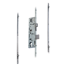 ERA 6135 / 9135 Lever Operated Latch & Dead - 2 Adjustable Rollers & Mushrooms (UPVC Door) Takes Euro Cylinder