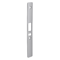 ALPRO Deadlatch Faceplate Radius - Satin Anodised Aluminium