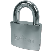 BATON LOCK 6020 Series Open Shackle Brass Padlock With Disc Mechanism 40mm Keyed To Differ - Hardened Steel