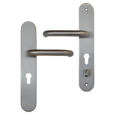 HOOPLY 918901 Stainless Steel Container Door Handle With Return To Door Lever  Right Handed - Silver