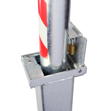 AUTOPA Retractapost Padlocked Retractable Parking Post 500mm x 76mm