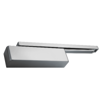 BRITON 2320 & 2321 Size 2-4 Cam Action Door Closer Pull / Push Softline Cover - Silver Enamelled