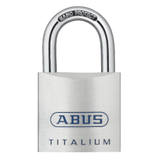 ABUS Titalium 80TI Series Open Shackle Padlock 80TI/60 Keyed To Differ  - Silver