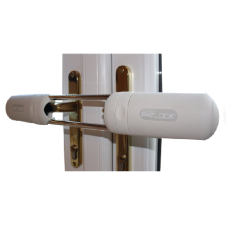 PATLOCK Security Lock for French Doors & Conservatories  - White