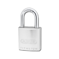 ABUS Titalium 86TI & 86TIIB Series Open Shackle Padlock 45mm No Cylinder 86TI/45 - Silver