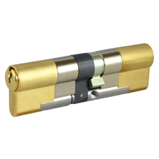 EVVA EPS 3* Snap Resistant Euro Double Cylinder 102mm 56Ext-46 51-10-41 Keyed To Differ 21B - Polished Brass