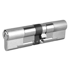 EVVA EPS 3* Snap Resistant Euro Double Cylinder 107mm 61Ext-46 56-10-41 Keyed To Differ 21B - Nickel Plated