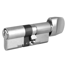 EVVA EPS 3* Anti-Snap Euro Key & Turn Cylinder KD 21B 72mm 41Ext-T31 36-10-T26  - Nickel Plated