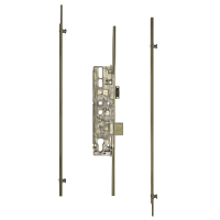 ROTO H600 3RDL2206 Latch & Deadbolt Single Spindle - 4 (V Cam) Mushrooms 35/92 4 V Cams Mushrooms