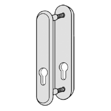 KICKSTOP 9600 188mm LockGuard SS EU - Satin Silver