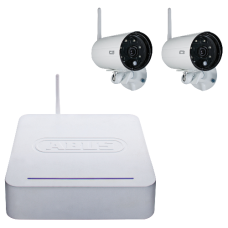 ABUS TVAC18000 Digital Wireless CCTV Kit & 2 Bullet Cameras TVAC18000 CCTV kit - White