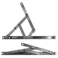 SECURISTYLE Defender Restricted Friction Hinge Top Hung 17mm 300mm 12 Inch X 17mm - Stainless Steel