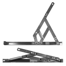 SECURISTYLE Defender Restricted Friction Hinge Side Hung 17mm 400mm 16 Inch X 17mm Right Handed - Stainless Steel