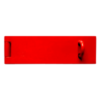 MORGAN ACS150 Hasp & Staple To Suit ACL Padlock ACL150 Hasp & Staple - Red (Powder Coated)