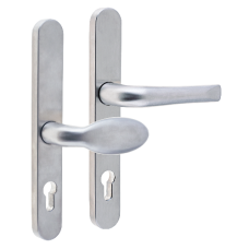 MILA Supa 92/62mm Lever/Pad - 240mm Backplate Brushed  - Satin Stainless Steel
