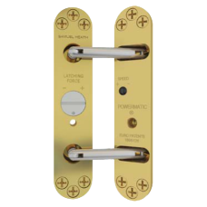 SAMUEL HEATH Powermatic R100 Concealed Door Closer  - Polished Brass