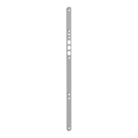 GU SECUREconnect 200 Faceplate UPVC 16 x 2.5mm  - Silver