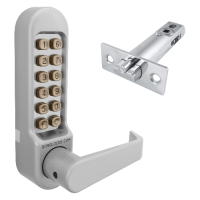 BORG LOCKS BL5401 Digital Lock With Inside Handle And 60mm Latch BL5401SS - Stainless Steel