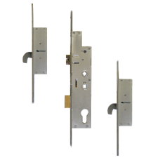 FULLEX Crimebeater 44mm Lever Operated Latch & Deadbolt Twin Spindle - 2 Hook 45/92-62 44mm Faceplate
