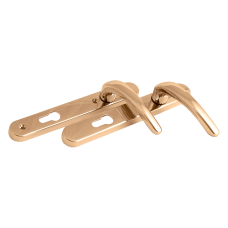 FAB & FIX Windsor 92 Lever/Lever UPVC Furniture  - Gold