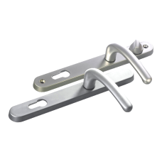 FAB & FIX Balmoral 92/62 Lever/Lever Snib UPVC Furniture  - Satin Chrome