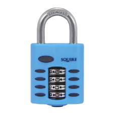 SQUIRE CP40S & CP50S All-Weather Combination Padlock 50mm  - Stainless Steel