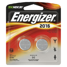 ENERGIZER CR2016 3V Lithium Coin Battery - Twin Pack CR2016 Twin Pack