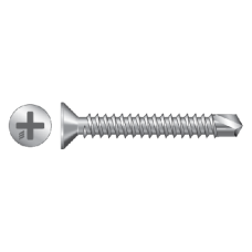 RAPIERSTAR Self Drill Screws For Reinforced UPVC - Countersunk 4.8mm x 45mm Qty 500 - Zinc Plated