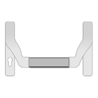 GU BKS 1150mm Cross Bar To Suit Secury Panic E Multipoint Lock B7100-4274 - Stainless Steel