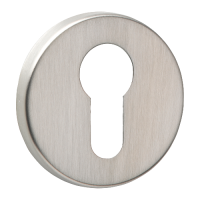 URFIC Easy Click Euro Profile Escutcheon  - Satin Nickel