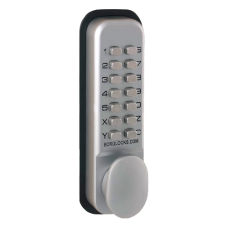 BORG LOCKS BL2201 Digital Lock With Optional Holdback Inside Handle And 60mm Latch  - Stainless Steel