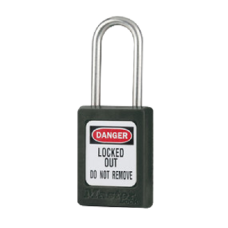 MASTER LOCK S31 Zenex Thermoplastic Safety Padlock  Keyed To Differ - Black