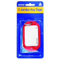 KEVRON ID10 PP2 Jumbo Key Tags Blister Pack 2 pcs  - Assorted Colours