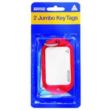 KEVRON ID10 PP2 Jumbo Key Tags Blister Pack 2 pcs  - Assorted Colours