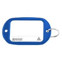 KEVRON ID10 Jumbo Key Tags Bag of 50 Assorted Colours  x 50 - Blue