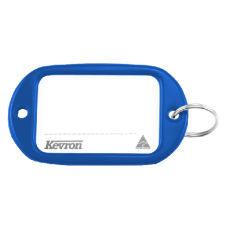 KEVRON ID10 Jumbo Key Tags Bag of 50 Assorted Colours  x 50 - Blue