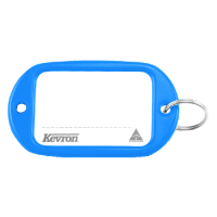 KEVRON ID10 Jumbo Key Tags Bag of 50 Assorted Colours  x 50 - Light Blue