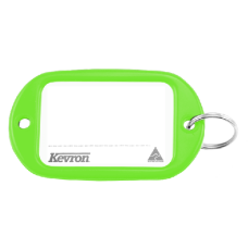 KEVRON ID10 Jumbo Key Tags Bag of 50 Assorted Colours  x 50 - Light Green